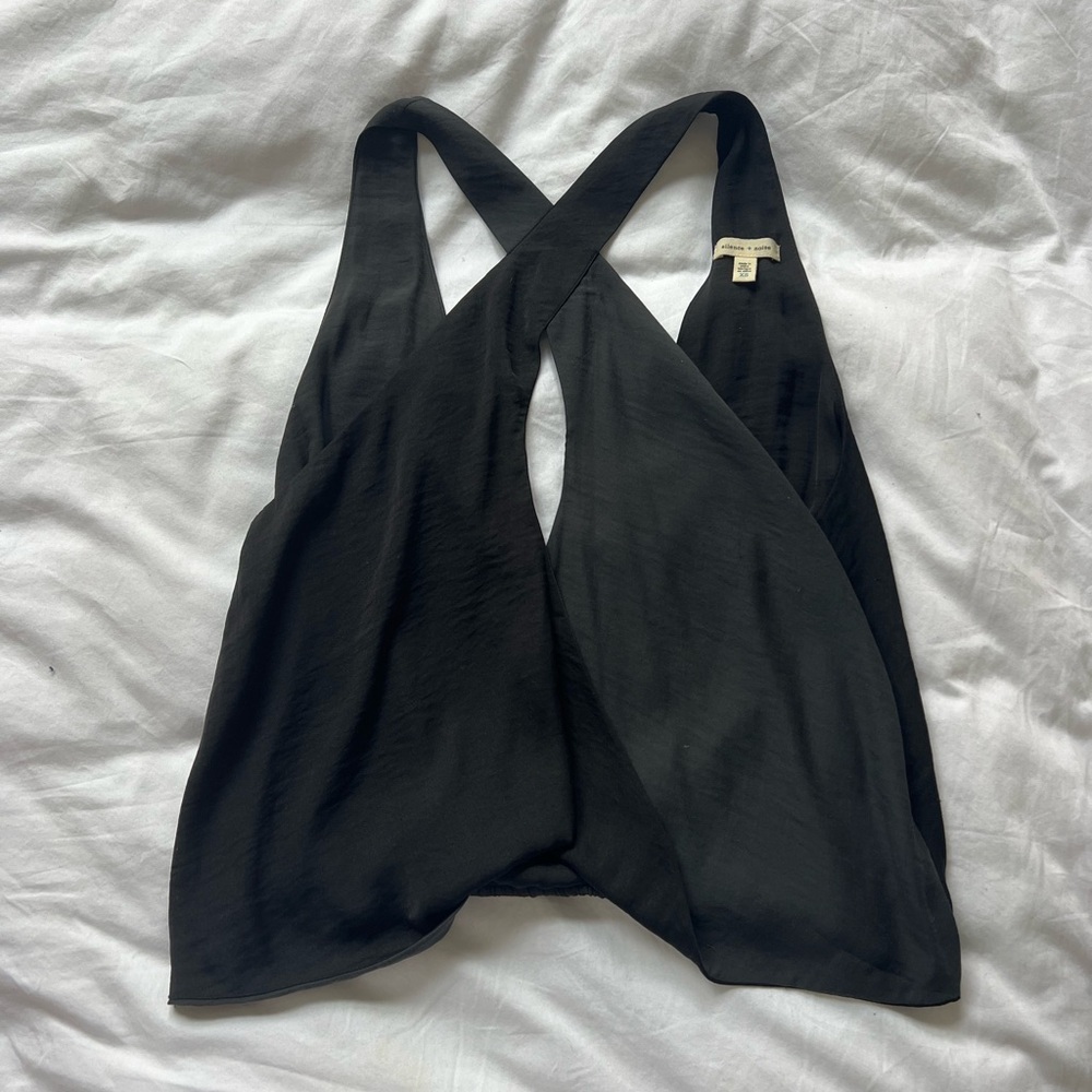 Urban Outfitters (Silence + Noise) Criss-Cross Blouse